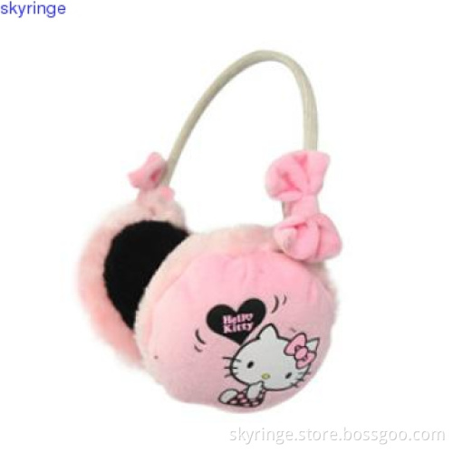Fashionable Over-ear plush headphone